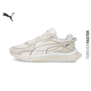 PUMA PRIME/SELECT - รองเท้ากีฬา Wild Rider Embroidered สีขาว - FTW - 38369803