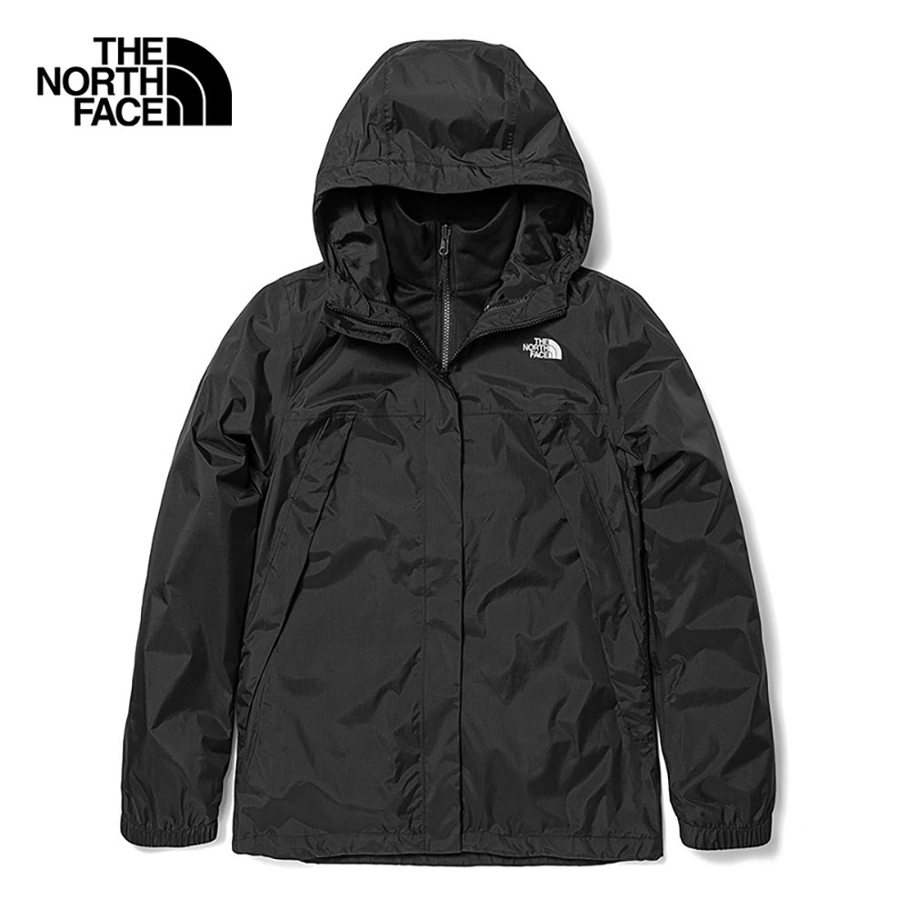 THE NORTH FACE W ANTORA TRICLIMATE - TNF BLACK เสื้อกันหนาวสองชั้น ตัวด้านในเป็นผ้าฟรีส (ดูตารางไซซ์ ASIA/AP)