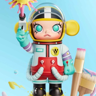 ♙۞MEGA Collection Series 100% SPACE MOLLY Anniversary Blind Box Jasmine Astronaut Girl Figure Motherland Edition