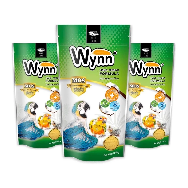 อาหารนก ลูกป้อน Wynn (วินน์) 250g สำหรับนกทุกชนิด