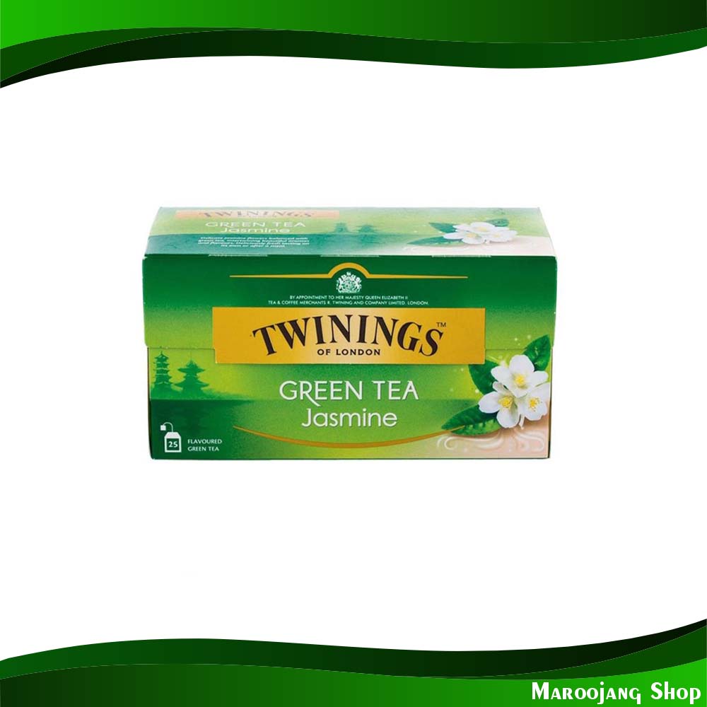 ชา จัสมิน กรีนที ทไวนิ่งส์ (กล่อง25ซอง) Jasmine Green Tea Twinings