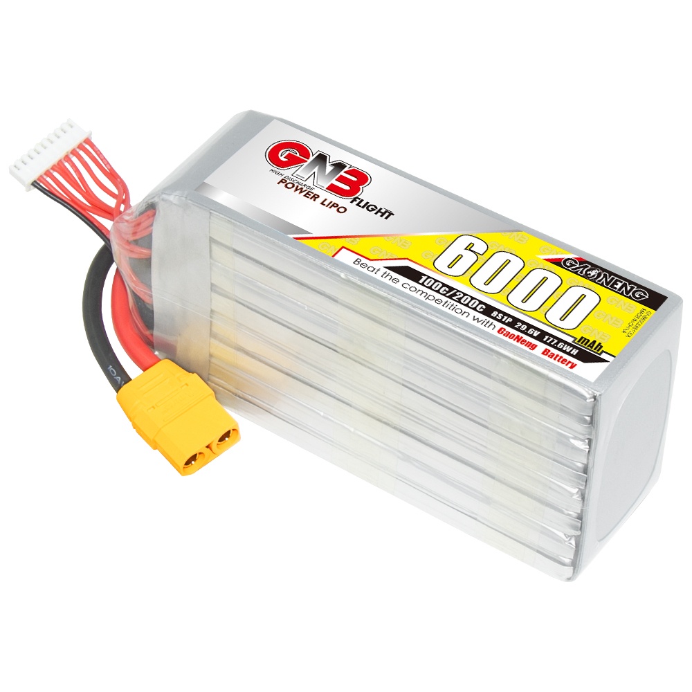 ✥GNB GAONENG 6000mah 8S 29.6V 100C 200C XT90 RC Air Drone RC LiPo battery High Discharge C rating Pe