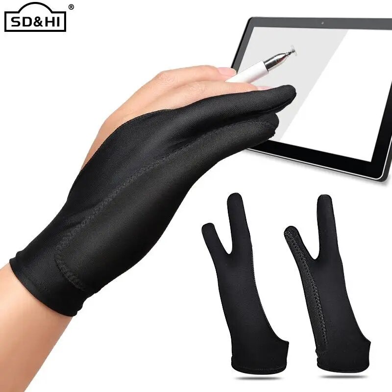 Two-finger Anti-misoperation Artist Glove Palm Rejection Tablet