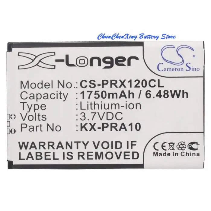 BBFP OrangeYu 1750mAh Battery KX-PRA10 for Panasonic KX-PRX110, KX-PRX110GW, KX-PRX120, KX-PRX120GW,