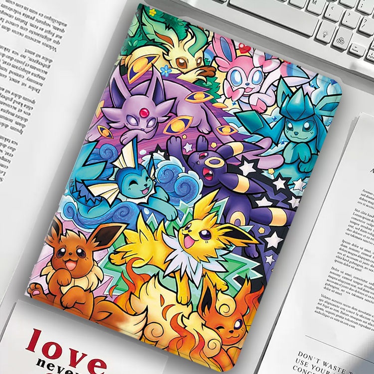 Pokemon Eevee เคสไอแพด air4/5 mini 4/5/6 เคส ipad 10.2 gen 7 8 9 case ipad gen10 2022 pro11 case ipa