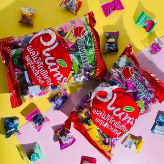 บ๊วยฟรุ๊ตทาซี่ Fruitasy 1 กิโล บ๊วยรวมรส เนื้อแน่น เม็ดใหญ่ อร่อย เคี้ยวเพลิน ผลไม้อบแห้ง