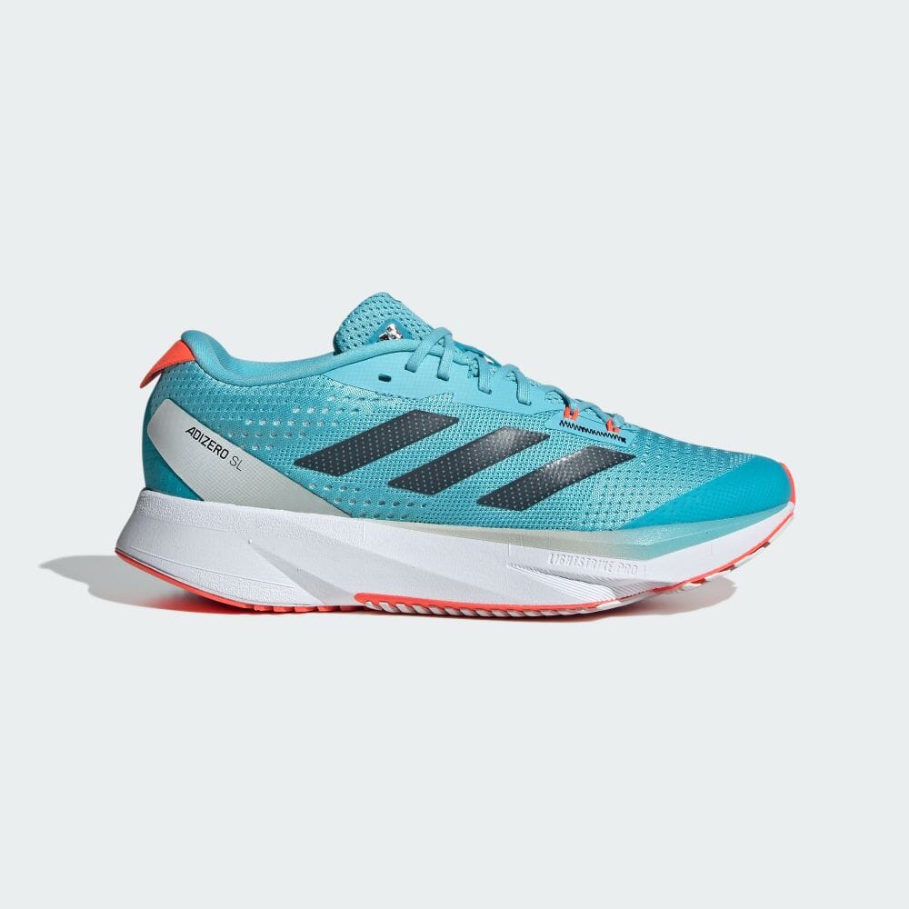 Adidas Adizero Sl W Light Aqua รองเท้าผ้าใบลําลอง เหมาะกับการวิ่ง เล่นกีฬา สําหรับสตรี Id6933
