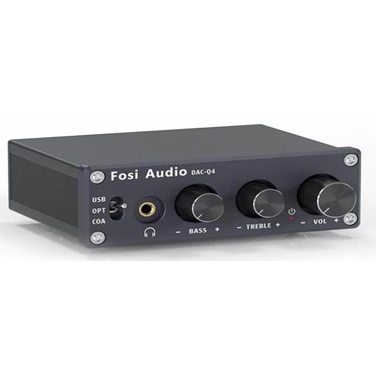 Fosi Audio Q4 เครื่องเสียง DAC/AMP สำหรับการฟังเพลง ของแท้ประกันศูนย์ไทย