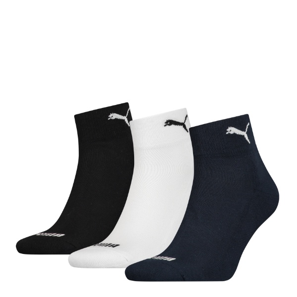 PUMA ถุงเท้า Quarter Cushioned  3 คู่ UNISEX QUARTER CUSHIONED 3P - 701221180 (3