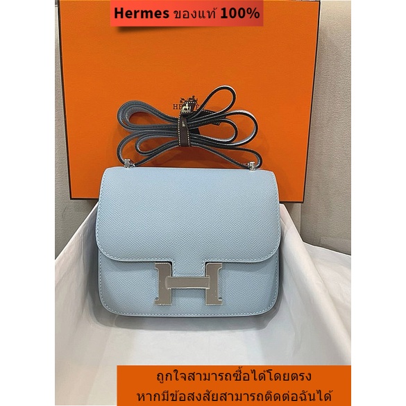 Hermes 100% ของแท้แฟชั่นสุภาพสตรีกระเป๋าสะพาย