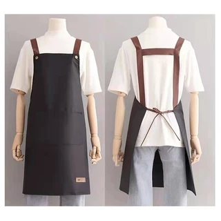 [St.Coco Cafe]ผ้ากันเปื้อนร้านกาแฟ PVC กันน้ํามัน กันน้ํา มีให้เลือก 3สี