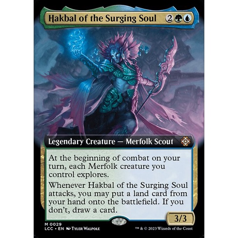 MTG (LCC) (M) Hakbal of the Surging Soul