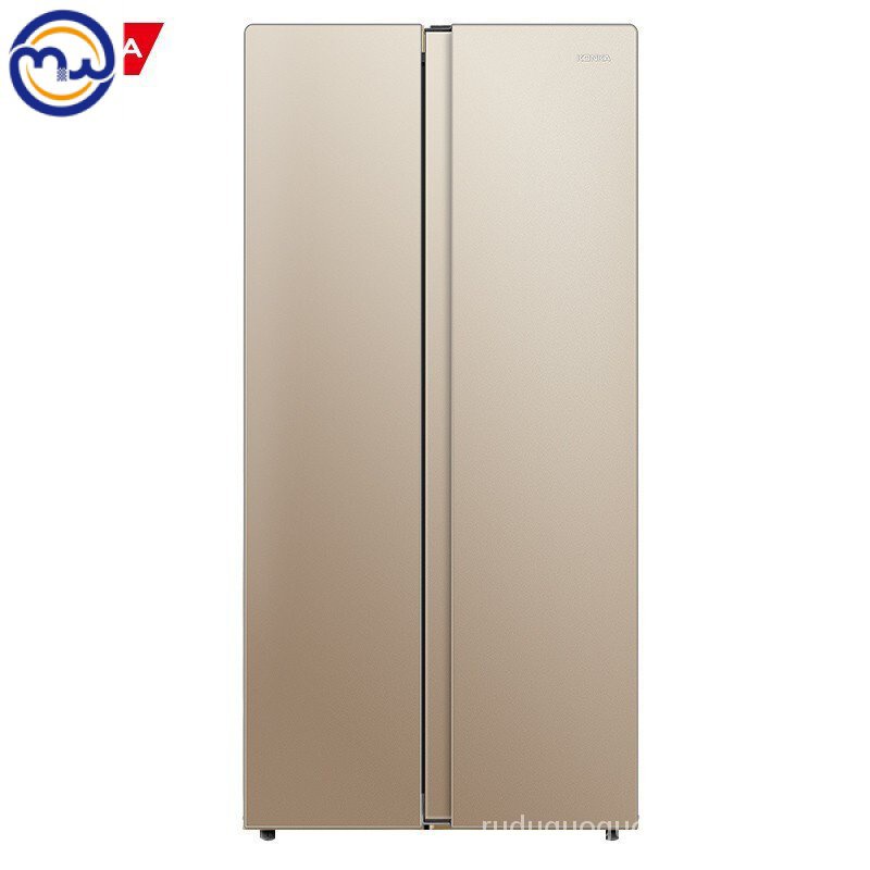 คอนเจียKONKA ตู้เย็นสองประตูBCD-405WD5EGX อากาศเย็นไม่มีน้ำค้างแข็ง มือจับแบบซ่อน 405L QUNF