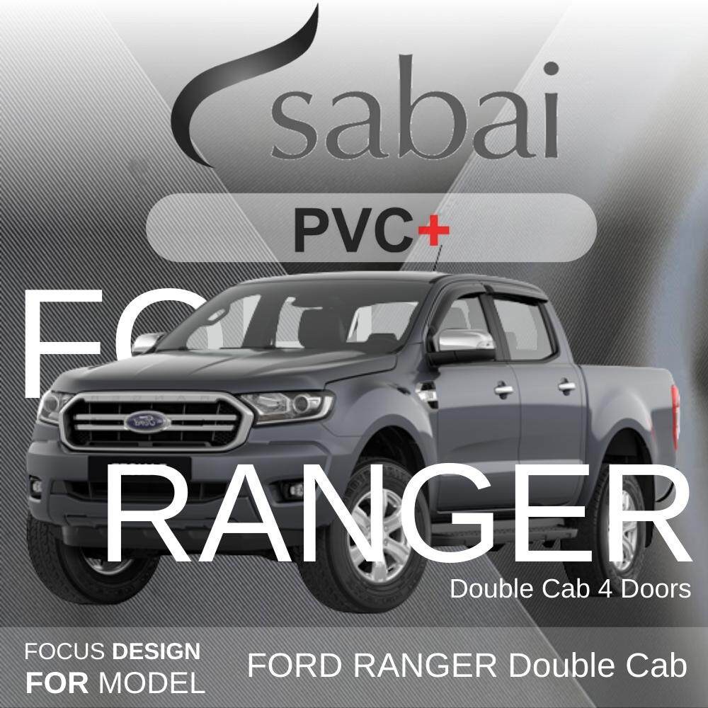SABAI ผ้าคลุมรถยนต์ FORD Ranger 4 ประตู เนื้อผ้า PVC อย่างหนา คุ้มค่า เอนกประสงค์ #ผ้าคลุมสบาย ผ้าค