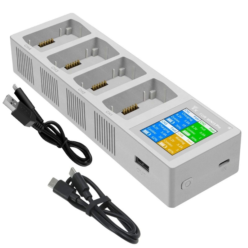 Fast Charger Hub แท่นชาร์จสำหรับ Mini 3 Pro Drone Charging Hub อุปกรณ์เสริม