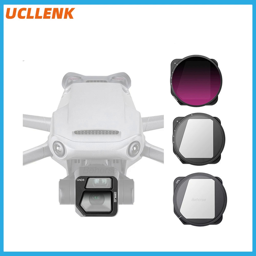จมูกเลนส์กรองสำหรับ Mavic 3 ND CPL มืออาชีพไล่โทนสี GND 8 VND2-5/6-9 ND4-32 ND64-512กรองสำหรับ DJI M