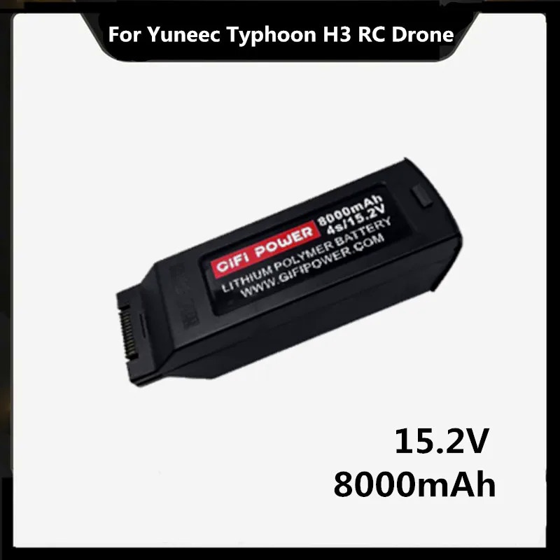 เข้ากันได้ Yuneec ไต้ฝุ่น H3 RC เครื่องบินเฮลิคอปเตอร์แบตเตอรี่15.2โวลต์8000มิลลิแอมป์ชั่วโมง Li-Pol