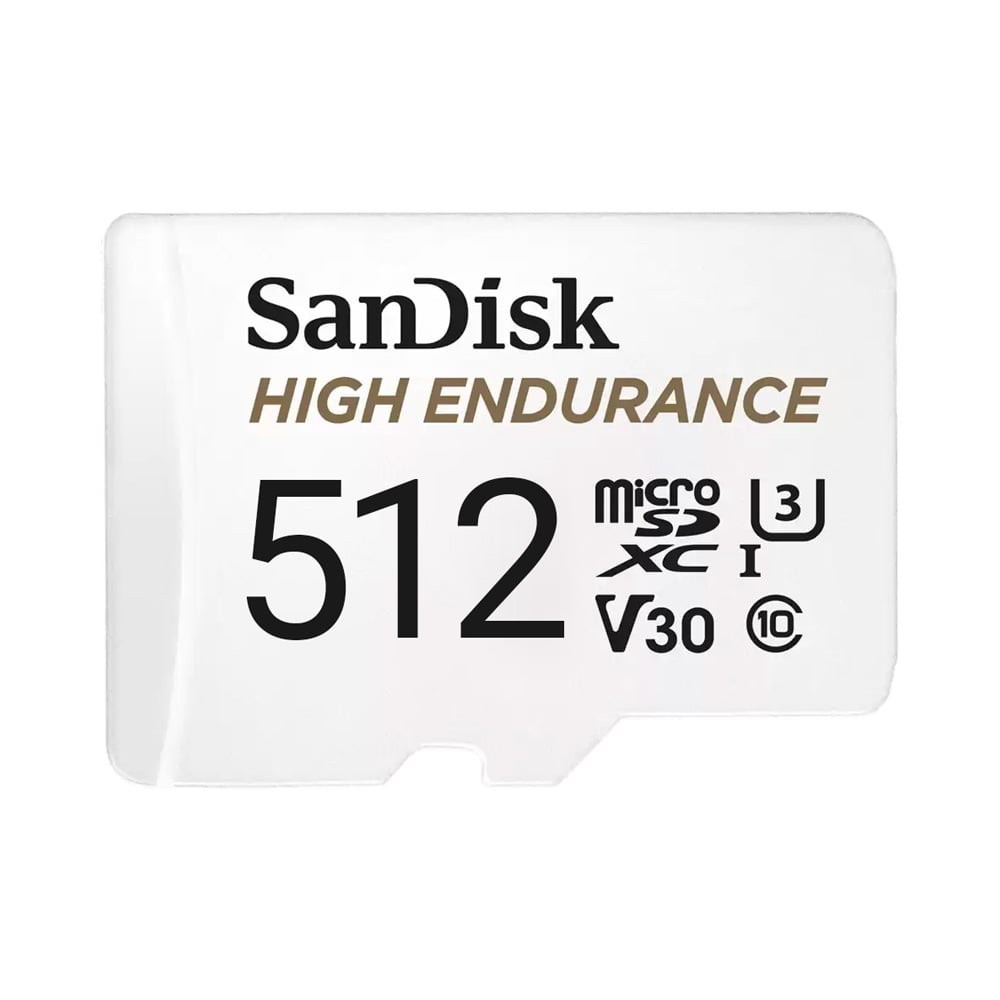 512 GB MICRO SD CARD (ไมโครเอสดีการ์ด) SANDISK HIGH ENDURANCE MICROSD CARD (SDSQQNR-512G-GN6IA) {}