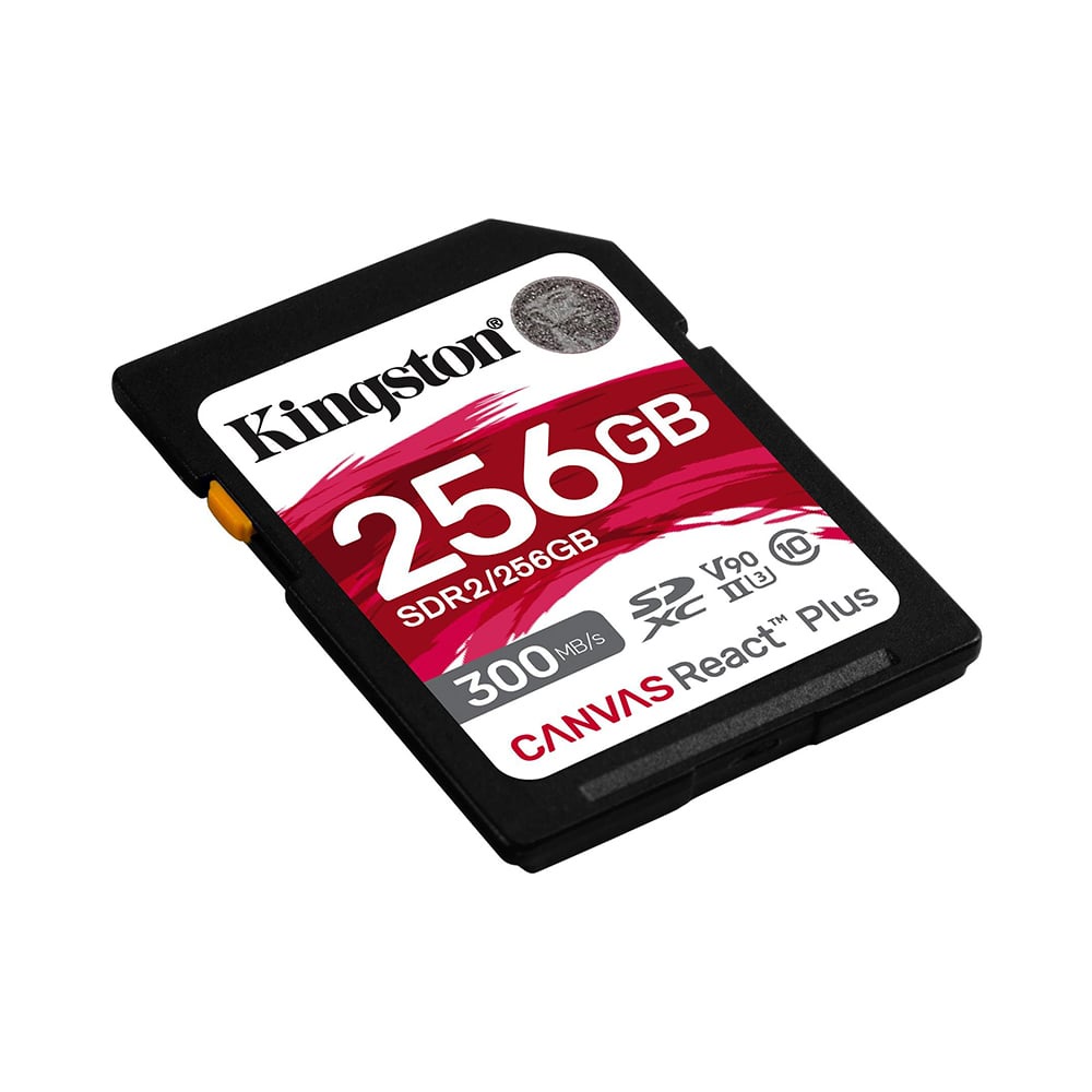 256 GB SD CARD (เอสดีการ์ด) KINGSTON CANVAS REACT PLUS (SDR2/256GB) :::