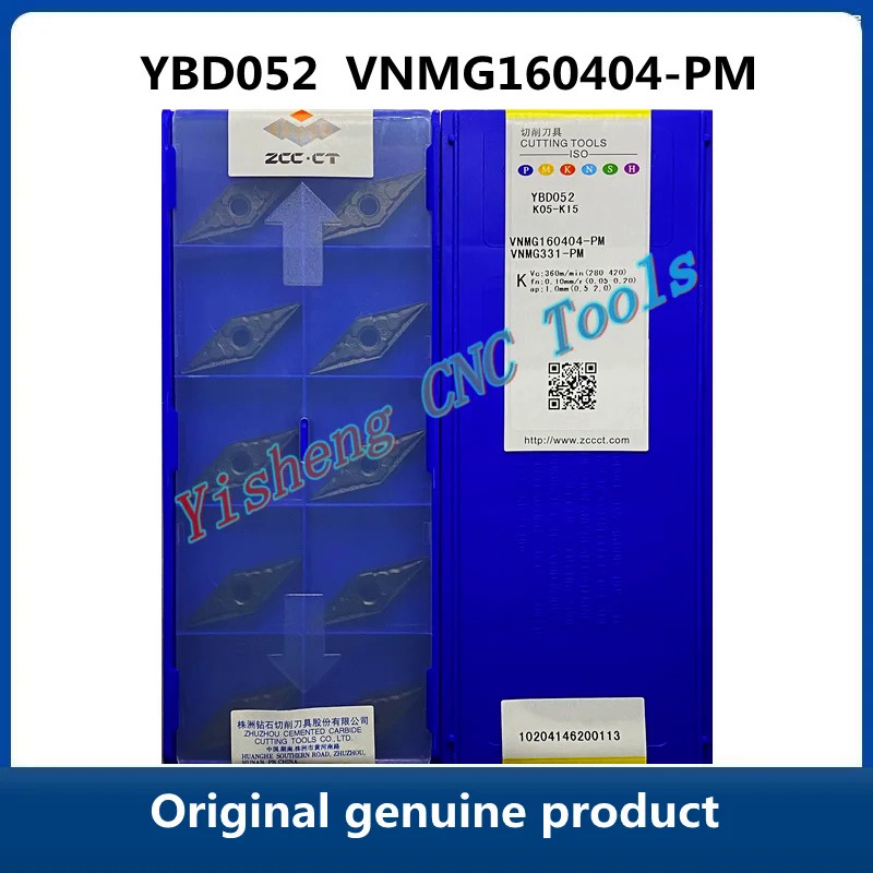 ZCC CT YBM251 VNMG160404-PM YBD102 CNC