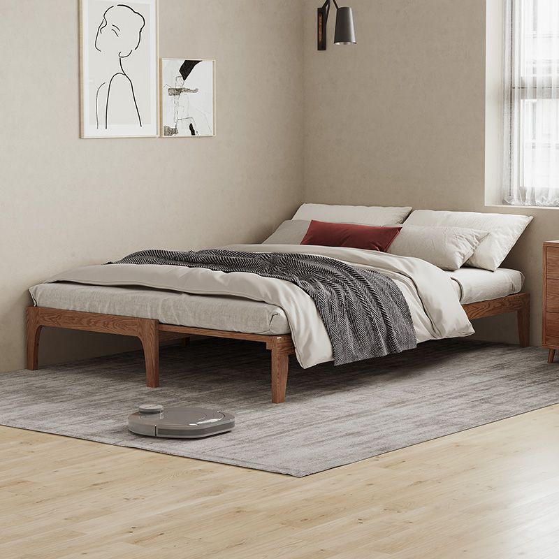 2@Solid Wood Bed Retractable Single Bed without Bedside Bed Frame Small Apartment One Meter Wide80CM90cmPull-out Sofa
