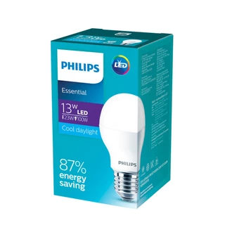 Philips Lighting LED Essential Bulb หลอดไฟ 13 วัตต์ ขั้ว E27 สีคูลเดย์ไลท์ (6500K)