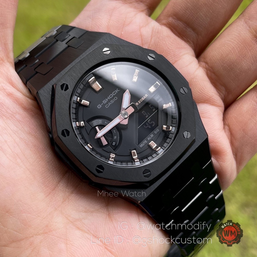 G-Shock Ap Stainless Black Rose Gold  Size Mini GMA-S2100-1A