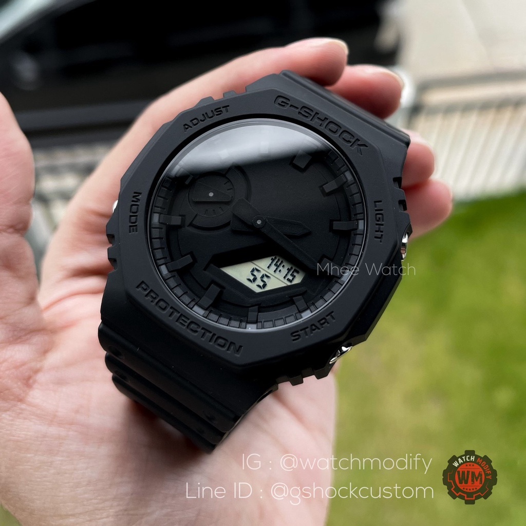G-Shock Ga-2100 หน้า AP Customize All in Black