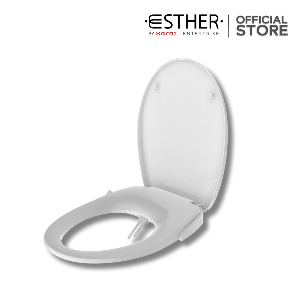 ESTHER ECP-01-321-11 ฝารองนั่งชักโครกอัตโนมัติ ทรงกลม