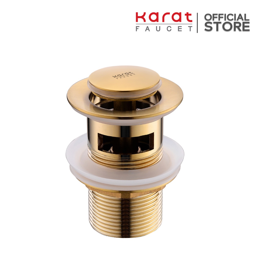 Karat Faucet สะดืออ่างล้างหน้าแบบกด สีทองด้าน รุ่น KA-08-252-41