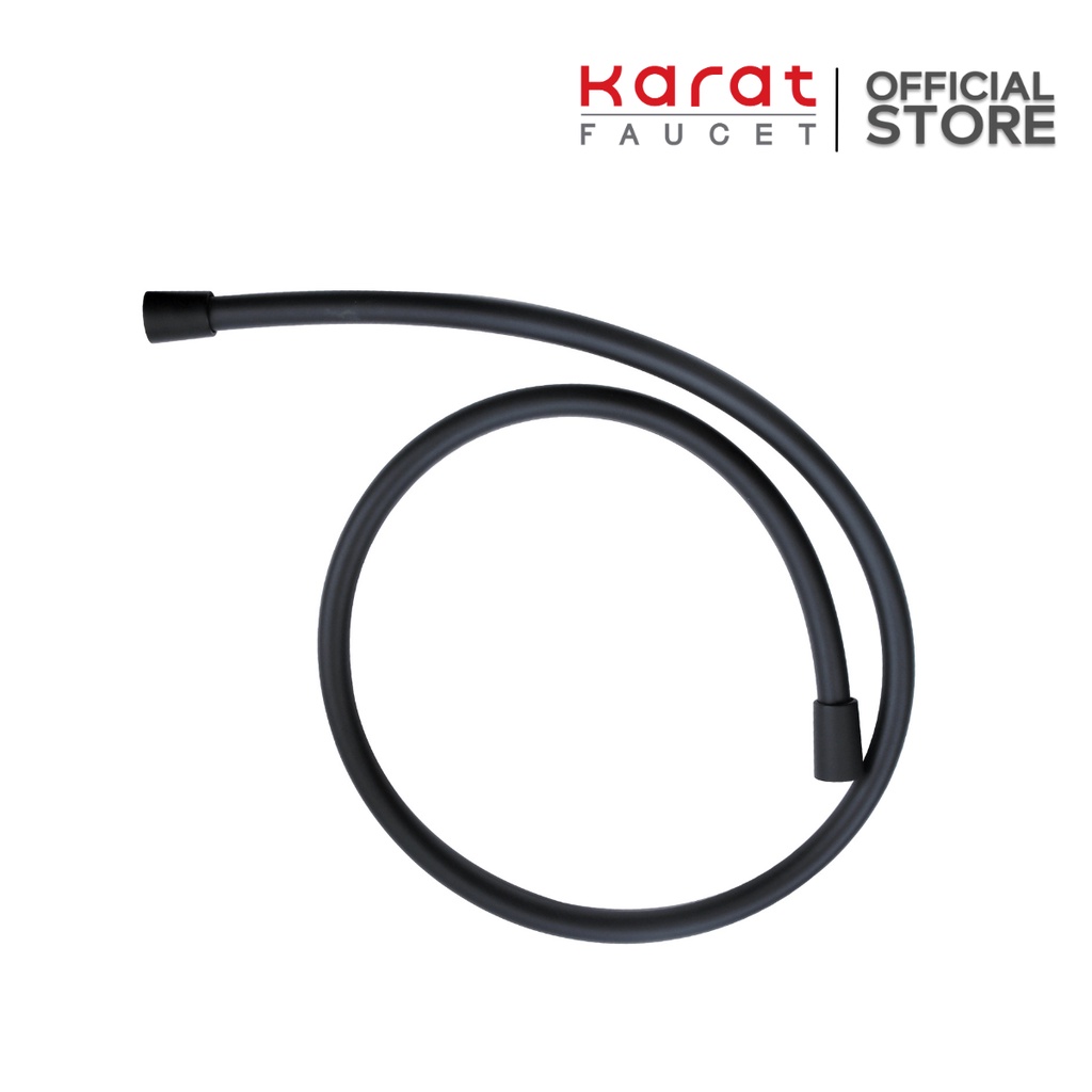 Karat Faucet สายของหัวฉีดชำระ PVC สีดำ หมุน 360 องศา รุ่น KA-04-309-55