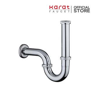 Karat Faucet ท่อน้ำทิ้งแบบ P-Trap แนวนอน 26 ซม. แนวตั้ง 23 ซม. สีโครม (สแตนเลส 201) รุ่น KA-01-123-50