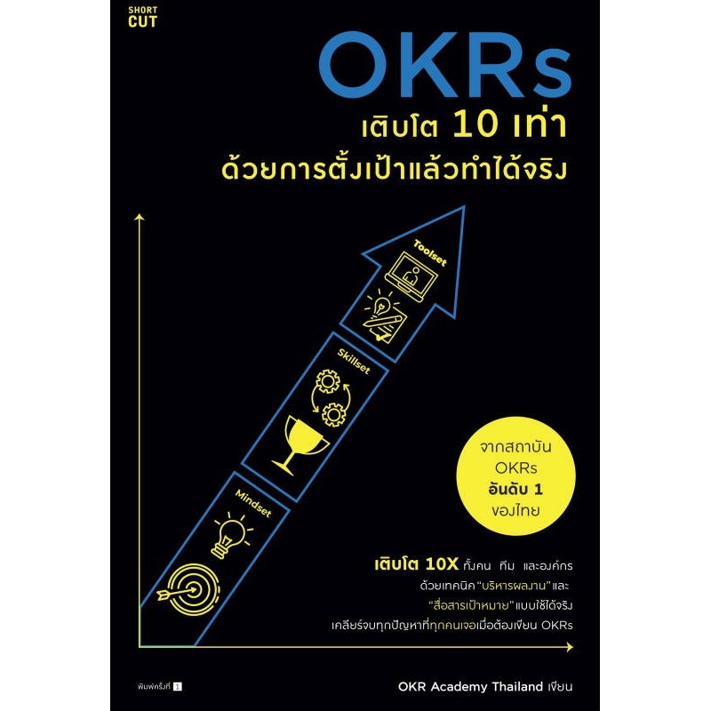 หนังสือ OKRs เติบโต 10 เท่า ด้วยการตั้งเป้าแล้วฯ  ผู้แต่งOKR Academy Thailand  (BK01)