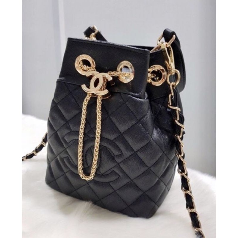 Chanel ❤️VIP Gift Premium Gift ของแท้💯% Chanel Bucket Bag