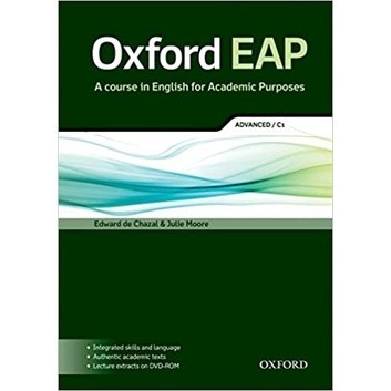 DKTODAY หนังสือ OXFORD EAP ADVANCED C1:STUDENT'S BOOK.WITH CD-ROM