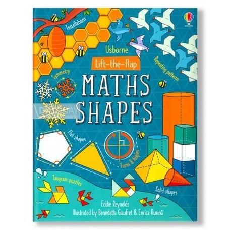 DKTODAY หนังสือ USBORNE LIFT-THE-FLAP MATHS SHAPES (AGE 6+)