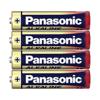 [ของแท้] ถ่านอัลคาไลน์ Panasonic Battery Alkaline AA x 4 (PNS-LR6T/4B) (แพ็ค 4 ก้อน) จัดส่งโดย by Banana IT