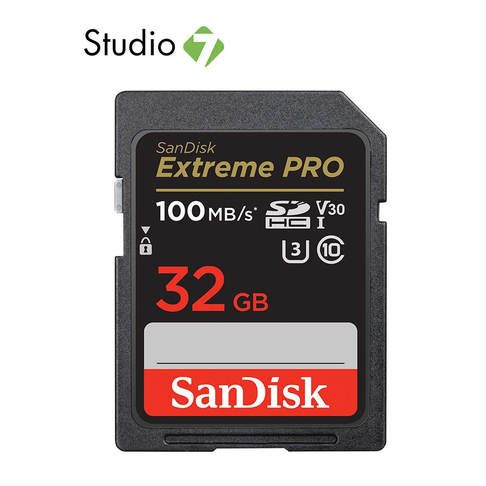 เมมโมรี่การ์ด SanDisk Extreme Pro SDXC V30 U3 C10 by Studio7