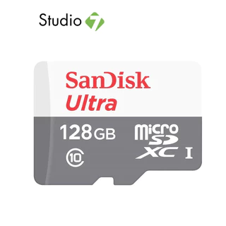[ของแท้] การ์ดความจำ SanDisk Ultra MicroSDXC 64G,128GB 100MB/s by Studio7