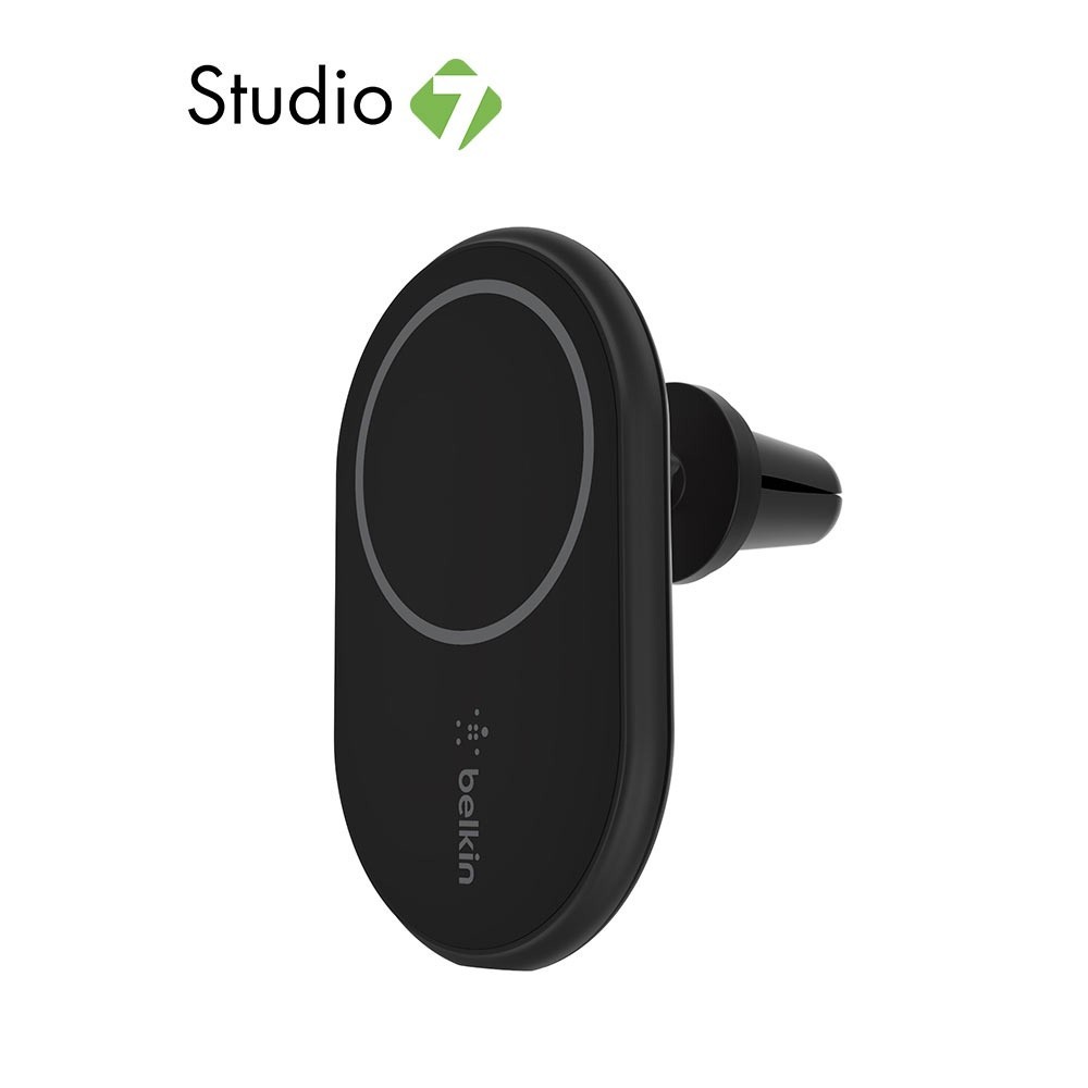 Belkin Car Holder with Magnetic Wireless Charger BOOSTCHARGE Black (WIC004btBK-NC) อุปกรณ์ชาร์จในรถย