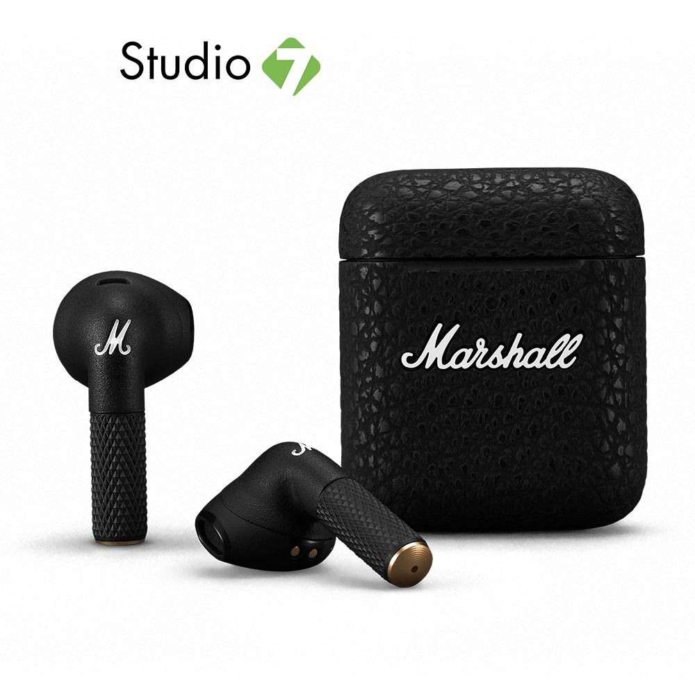 Marshall Earbud TWS Minor III Black หูฟังไร้สาย by Studio7