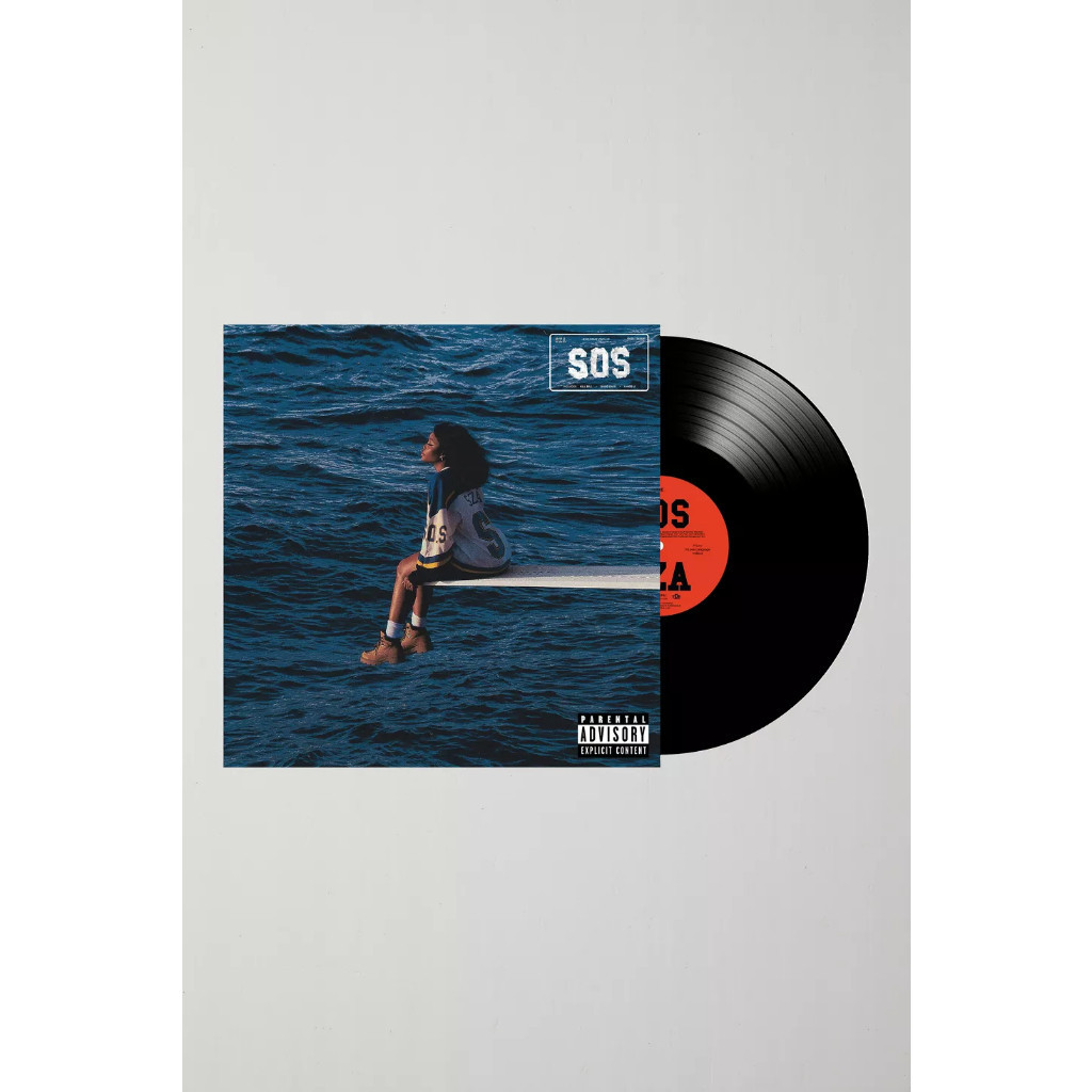 แผ่นเสียง Vinyl SZA SOS Black