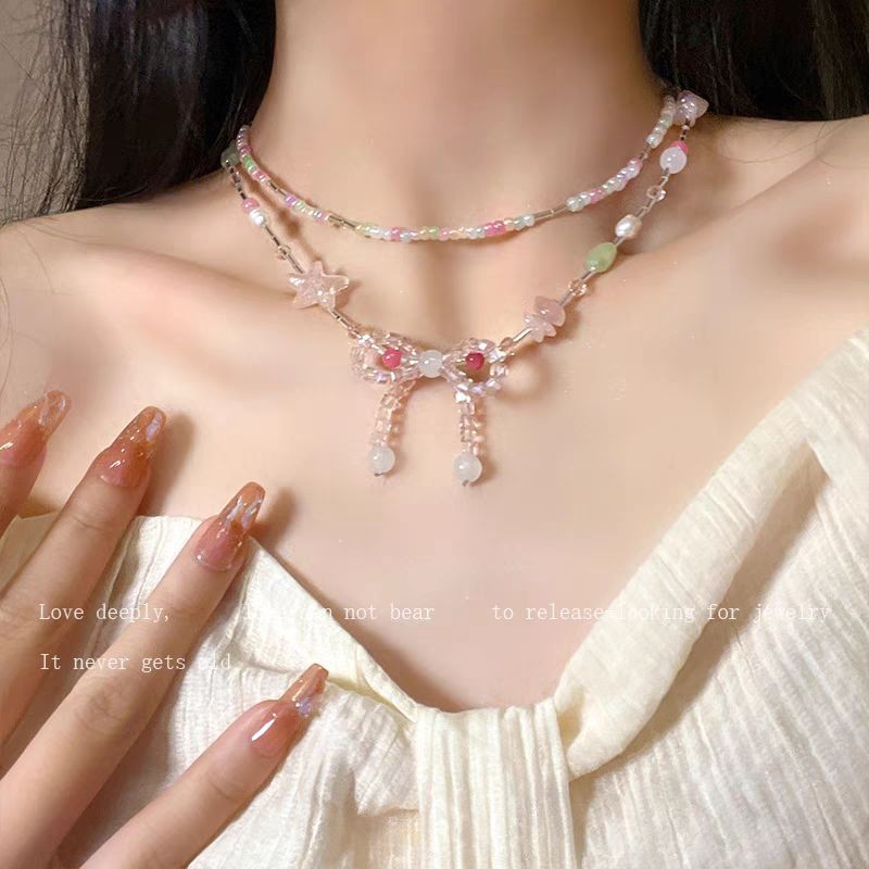 Ss9 สร้อยคอลูกปัดงานพรีเมี่ยม สวยม๊ากก 89฿ ทุกเส้น พร้อมส่ง