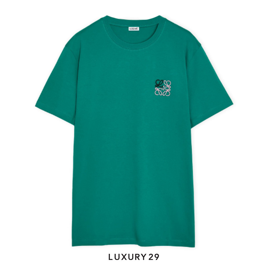 Loewe Regular fit T-shirt in cotton Green