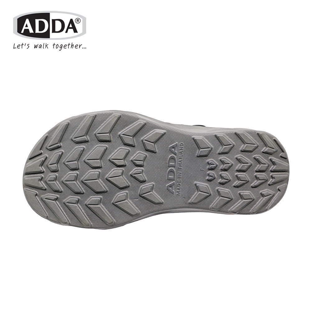 🔥ADDA 57A01 รองเท้าแตะ ผู้ชาย แบบสวมหัวโต รุ่น ไซส์ 7-10 สี ดำ เทา กรม ฟ้า เหลือง ส้ม ครีม