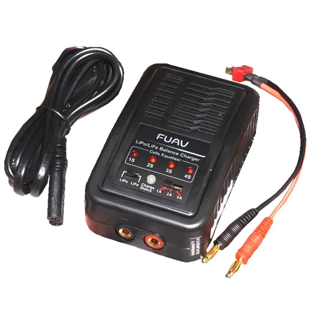 SKYRC E4 Lipo/life 2-4S Balance Charger 20W 1A/2A/3A 100-240V AC แบตเตอรี่ชาร์จเดิม