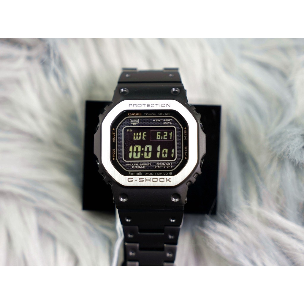 Casio G-Shock Gmw-B5000Mb-1Jf Gmw-B5000Mb-1 นาฬิกาข้อมือ พลังงานแสงอาทิตย์ 20 บาร์
