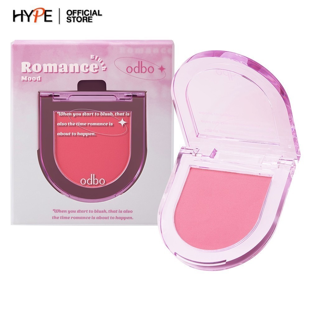 บลัชออน Odbo Romance Mood Blush โอดีบีโอ โรแมนซ์ มู้ด บลัช (OD1319)