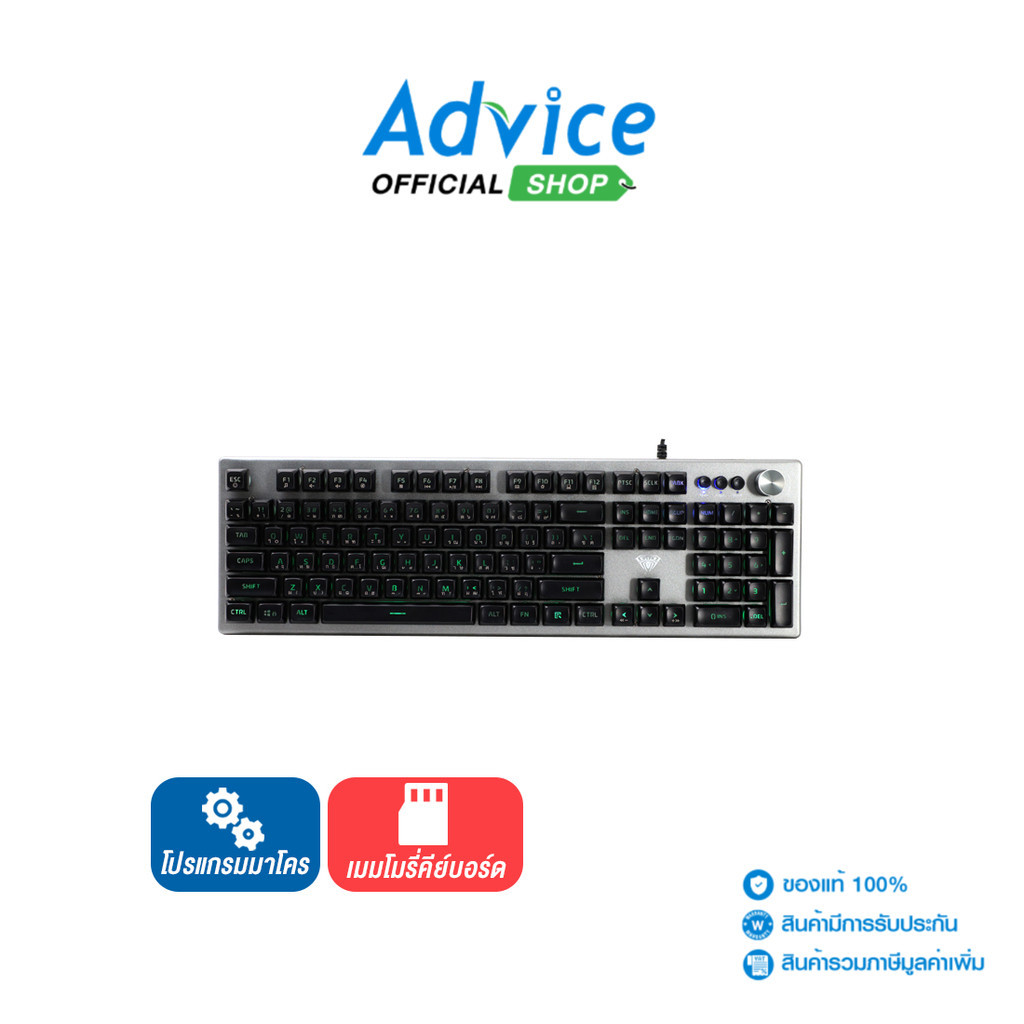 AULA KEYBOARD  F2028 BLACK - A0138576