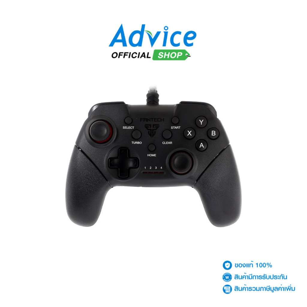 FANTECH CONTROLLER (จอยเกม) Analog Shooter (GP-13) Black/Red - A0139492